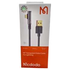 Mcdodo 麥多多 Lightning iPhone 彎頭 L型 透鏡 充電線 CA3511, 1.8m, 60g, 1條