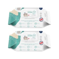 MOTHER-K 自然純淨嬰幼兒濕紙巾 柔花款, 顏色隨機, 100張, 2包