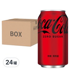 Coca-Cola 可口可樂 零卡Zero, 330ml, 24罐