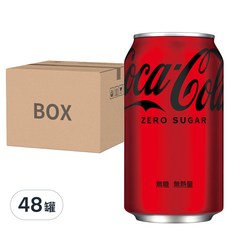 Coca-Cola 可口可樂 零卡Zero, 330ml, 48罐