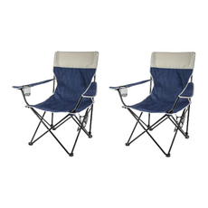 Comet 戶外寬版露營椅, 深藍色, 2張