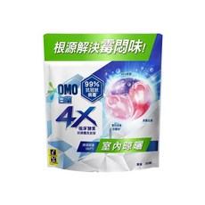 白蘭 4X極淨酵素抗病毒洗衣球 室內晾曬 補充包 315g, 30顆, 1包