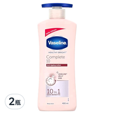 Vaseline 凡士林 乳液 十效修護, 400ml, 2瓶