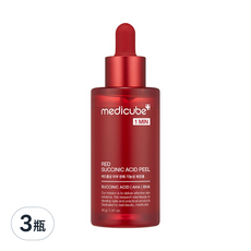 medicube RED琥珀酸煥顏精華, 40g, 3瓶