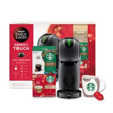 NESCAFE 雀巢咖啡 Dolce Gusto 多趣酷思 Genio S Touch 咖啡機 + 星巴克居家套裝, 灰色, 1024