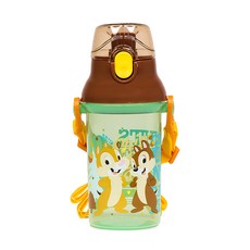 LILFANT Disney Chip & Dale Anchor 一觸式肩帶迷你水瓶, 360ml, 混色