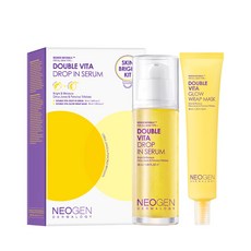 Neogen Double Vita Drop-in Serum 50ml + Double Vita Glow Wrap Mask 40ml 特別套組, 1組