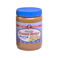 CHEF'S CHOICE 美味大師 顆粒花生醬, 500g, 1罐