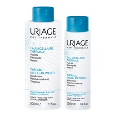 Uriage Micellar 卸妝水 500ml + 250ml 套組, 1組