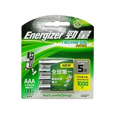 Energizer 勁量 全效型鎳氫充電電池 4號, 4顆, 1組