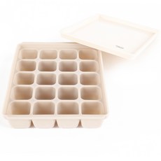 tgm 矽膠副食品分裝盒, 淺灰, 1個