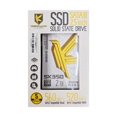 AITC 艾格 KINGSMAN SATAIII SSD 固態硬碟 PS4 2.5吋(7mm), 2TB, SK350, 1個