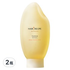 HAIR RECIPE 髮的食譜 生薑檸檬香氛 米糠溫養修護洗髮乳, 350ml, 2瓶