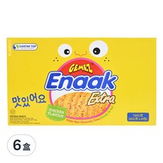 GEMEZ Enaak 韓式小雞麵 雞汁味, 720g, 6盒