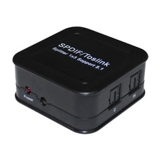 DigiSun 得揚 SPDIF/Toslink 光纖數位音訊一進三出分配器, AU313, 1個