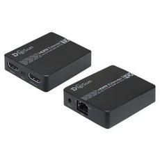 DigiSun 得揚 HDMI 網路線訊號延長器 + 紅外線遙控傳輸 直線50公尺, EH605, 1組