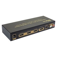 DigiSun 得揚 三入一出切換器 + 音訊擷取器(SPDIF + R/L) 4K HDMI 17.8 x 7 x 2.7cm 371g, AH231R, 1個