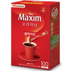 Maxim 麥心 原味即溶黑咖啡, 1g, 100入, 1盒