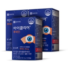 鍾根堂 Eyeclear 葉黃素護理膠囊 15g, 30顆, 3盒