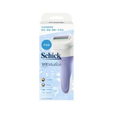 Schick 舒適牌 仕女除毛刀具 中性肌 刀把*1+潤膚皂刀頭*2 80g, 1組