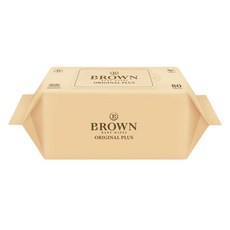 BROWN Original Plus 防過敏嬰兒用濕紙巾補充包, 80張, 10包