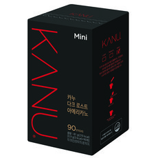 KANU 深烘焙美式黑咖啡隨身包, 0.9g, 90條, 1盒