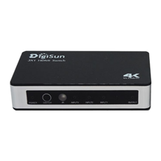 DigiSun 得揚 VH731Z 4K2K HDMI 三個一出影音切換器, 單色, 1個