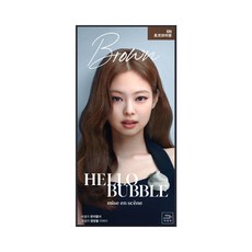 魅尚萱 HELLO BUBBLE 泡沫染髮劑, 6N巧克力棕, 1盒