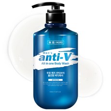 Muro 無路 男士Anti-V 多效合一沐浴乳 Blue Pheromone, 510ml, 1瓶