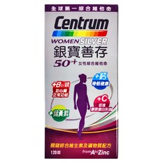 Centrum 善存 銀寶善存50+ 女性綜合維他命, 120錠, 1罐