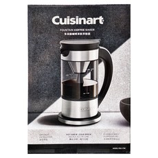 Cuisinart 美膳雅 多功能咖啡茶飲萃取壺 FCC-1TW 800W 200 x 140 x 267mm 1.4kg, 1個