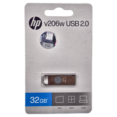 hp 惠普 超薄金屬隨身碟 v206w, 32GB, 1個