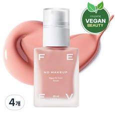 FEEV 顏彩精華液態腮紅蜜 20ml, No Makeup, 4罐