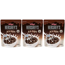 Kellogg's 家樂氏 Hershey's 巧克力脆餅麥片, 500g, 3包