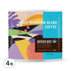 LOTTE 樂天 Cantata藍山綜合研磨咖啡, 手滴, 900g, 4罐, 滴漏式咖啡機