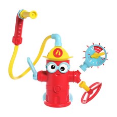 Yookidoo 消防員沐浴玩具, 紅+黃+藍