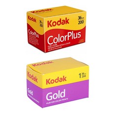 KODAK 柯達 GOLD底片 36入+Colorplus 200彩色負片膠捲36入, 1套