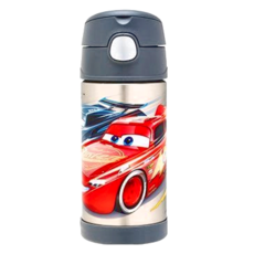 THERMOS 膳魔師 不鏽鋼真空保冷瓶 Cars3 競賽篇 F4018CR6, 閃電麥坤, 360ml, 1個