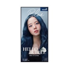 魅尚萱 HELLO BUBBLE 泡沫染髮劑, 4B經典藍, 1盒