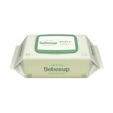 Bebesup Zero 掀蓋式低刺激濕紙巾, 80張, 20包