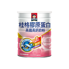 QUAKER 桂格 7倍膠原蛋白高鐵高鈣奶粉, 1.5kg, 1罐