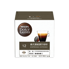 NESCAFE 雀巢咖啡 多趣酷思 義式濃縮濃烈咖啡膠囊, 6g, 16顆, 1盒