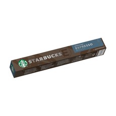 STARBUCKS 星巴克 濃縮烘焙咖啡膠囊 Nespresso 咖啡機專用, 10顆, 1盒