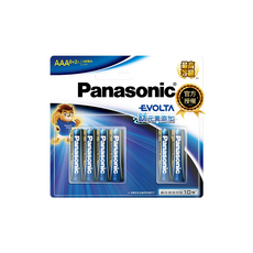 Panasonic Evolta鹼性電池 4號, 10顆, 1組