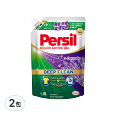 Persil 寶瀅 深層酵解洗衣凝露 補充包 薰衣草, 1.5L, 2包