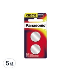 Panasonic 國際牌 鋰鈕扣電池 CR-2032TW, 2入, 5組