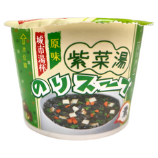 CITYSOUP 城市湯杯 紫菜湯 香菇風味 1組, 5.25g, 6入