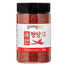 gomgom 韓國產青陽紅辣椒粉, 150g, 1罐