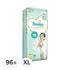 Pampers 幫寶適 台灣公司貨 一級幫黏貼型尿布, XL, 96片