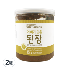 bebefood 寶寶福德 韓式大醬, 200g, 2罐